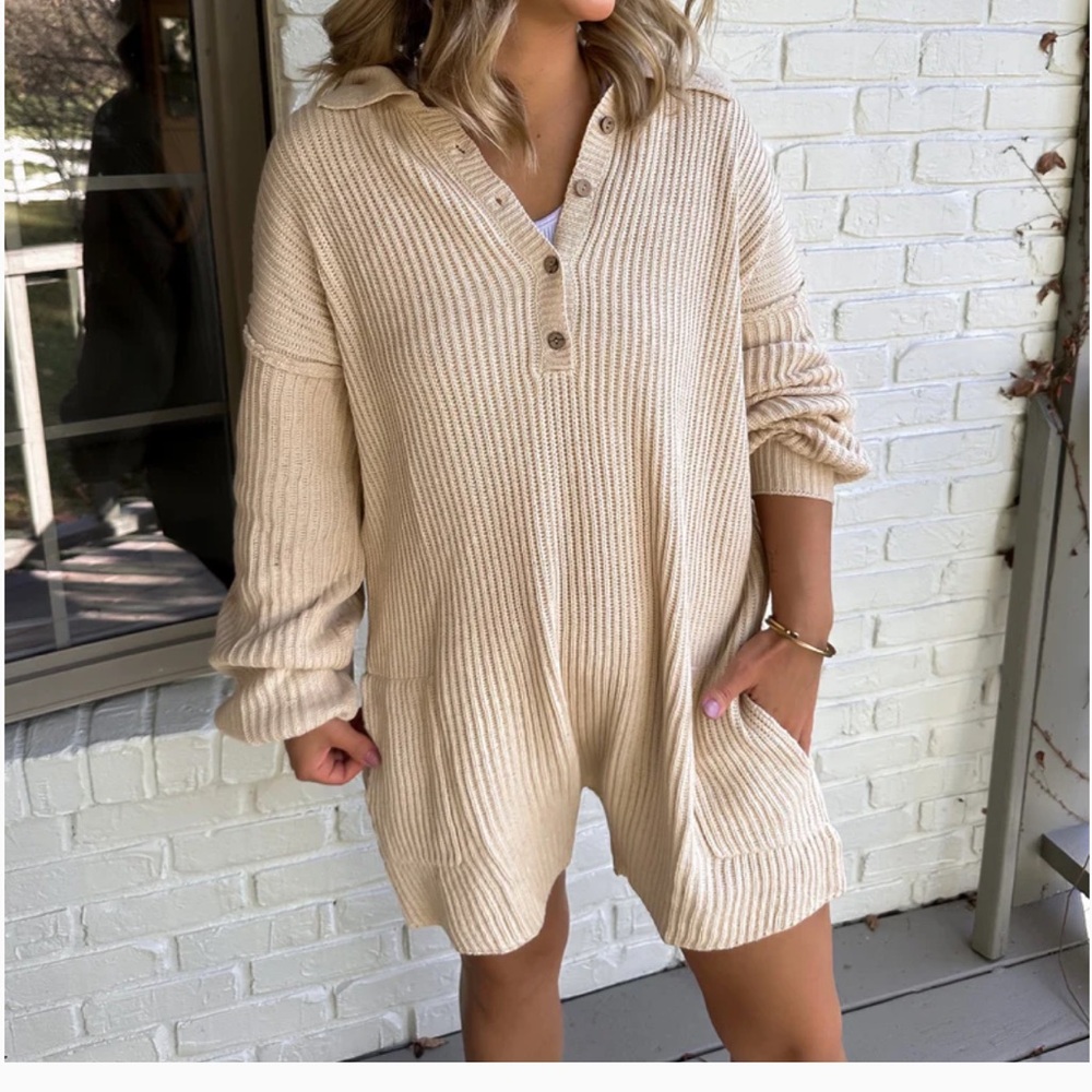 Knit romper brand new